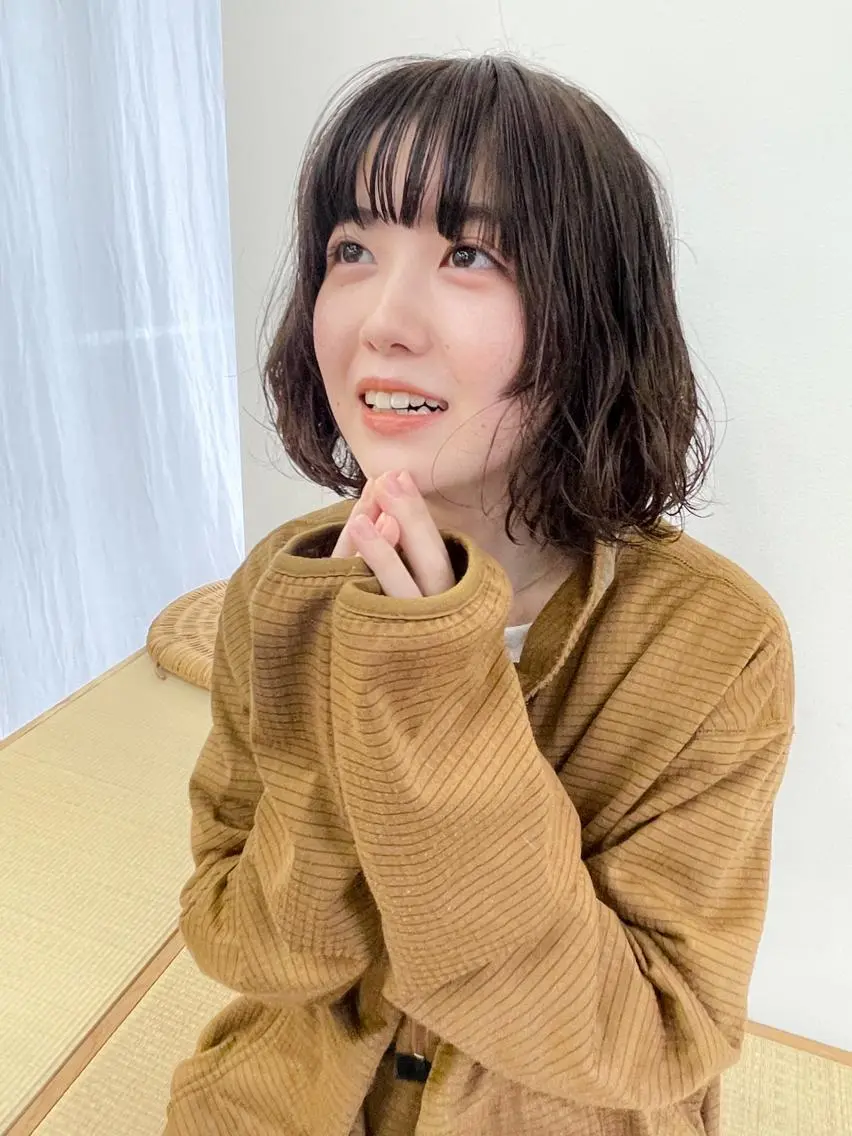 ショート ボブ 小顔カット パーマ/パーマ落とし /藤木舜太のヘアスタイル