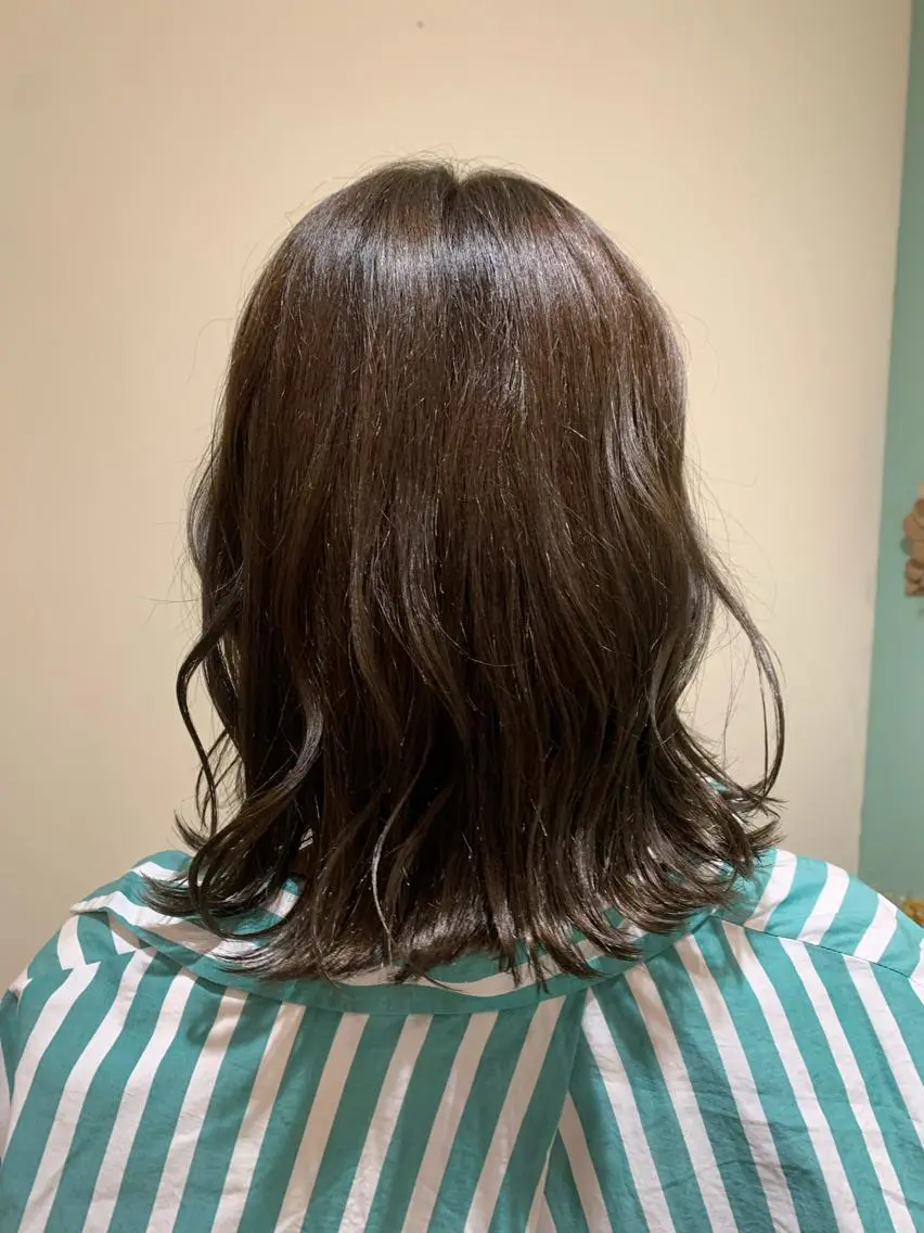 ミディアム カラー 💖クボ モモ💖のヘアスタイル