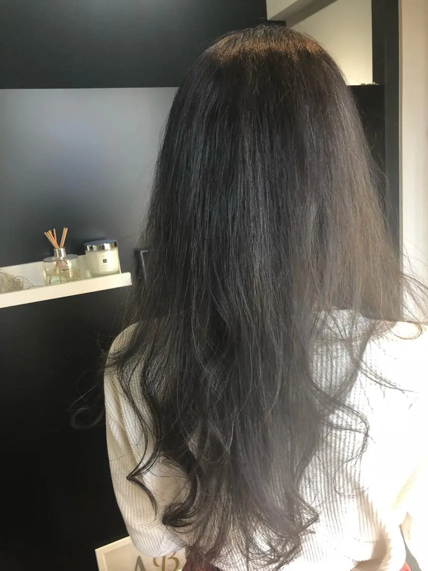 ロング カラー ヘアアレンジ ハイライト/髪質改善 ans/黒木 和大のヘアスタイル