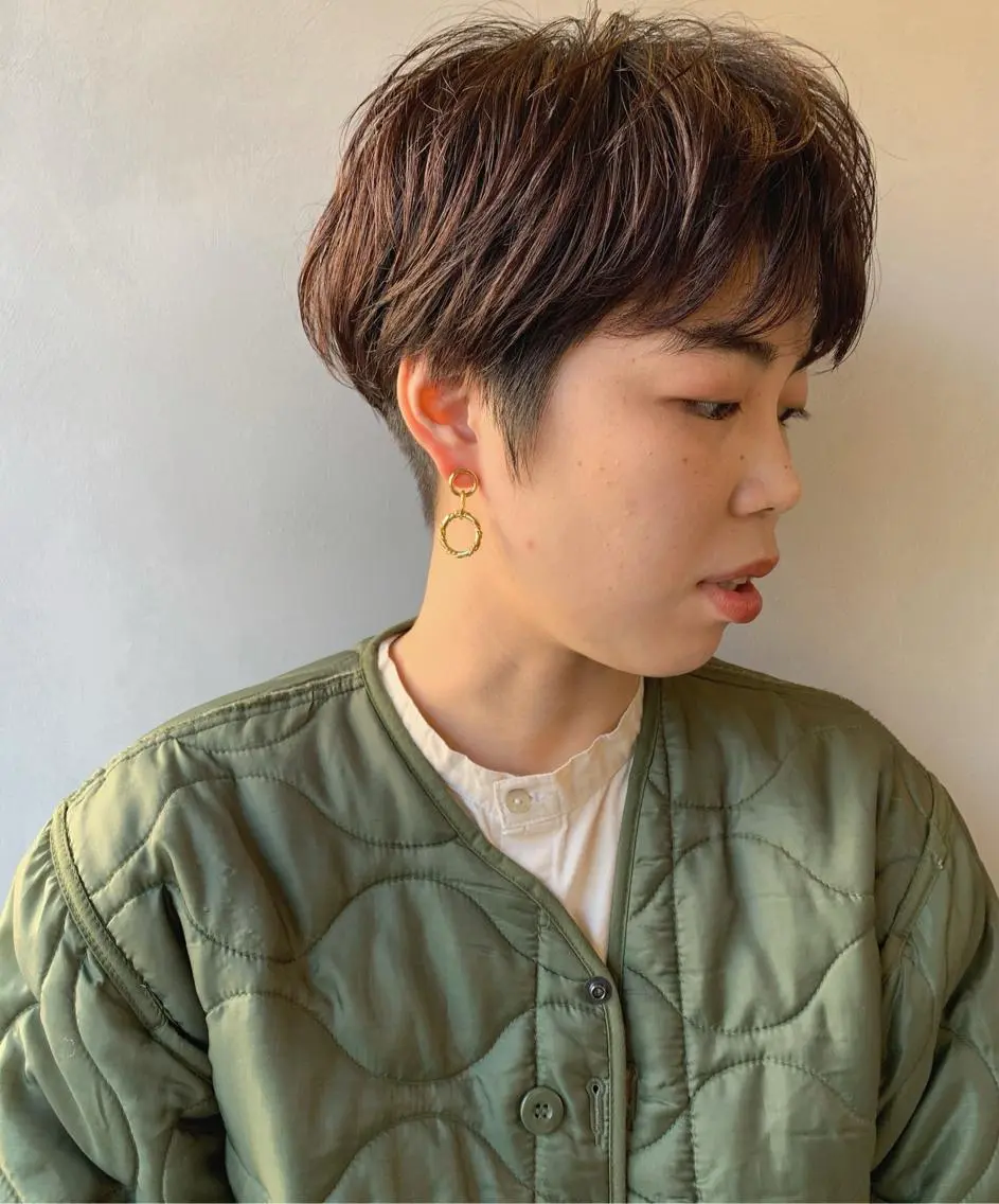 ショート パーマ Spiel KOMOのヘアスタイル