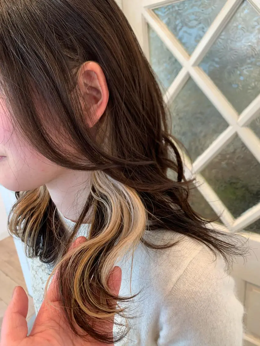 ロング カット ヘアカラー トリートメント diarスタイリスト 山田のヘアスタイル