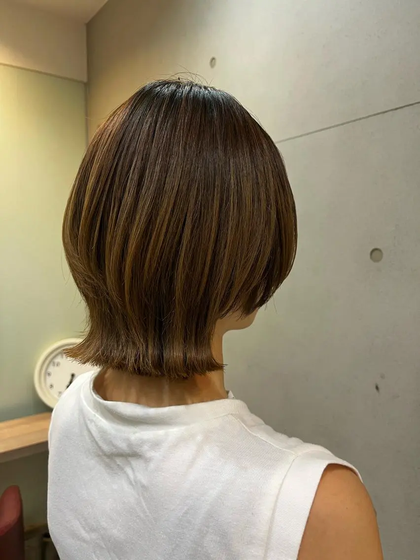 ショート ウルフカット おせ ちさとのヘアスタイル