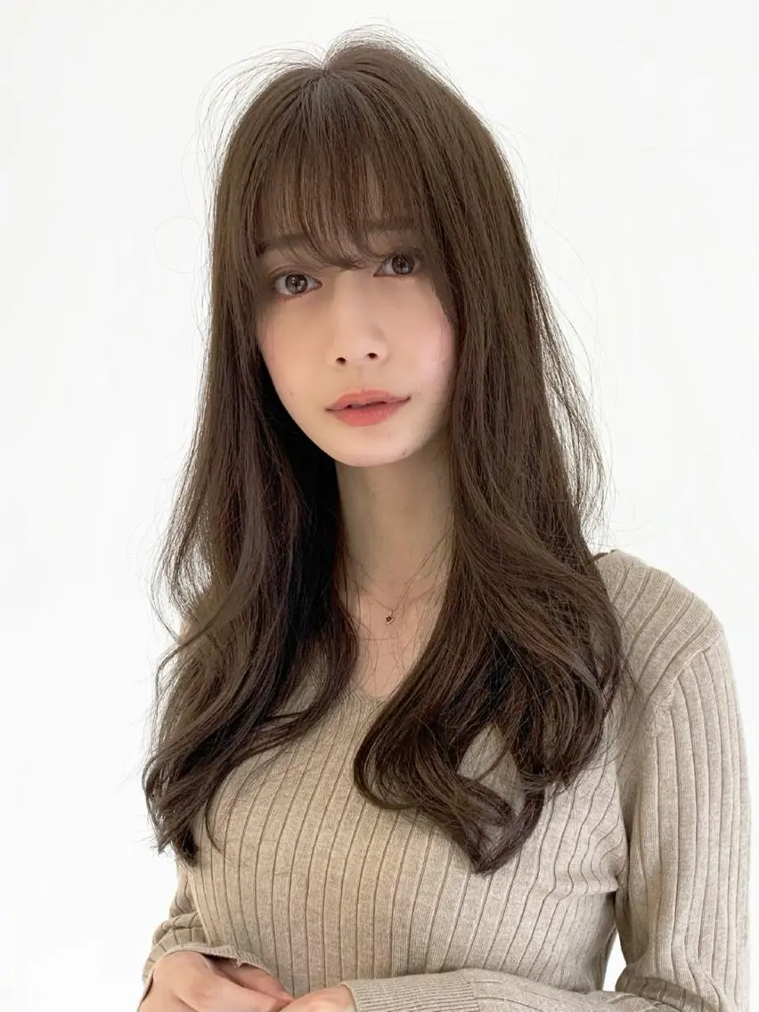 ロング 上品ヘア🤍顔周り/ レイヤー✨/林遼一郎のヘアスタイル