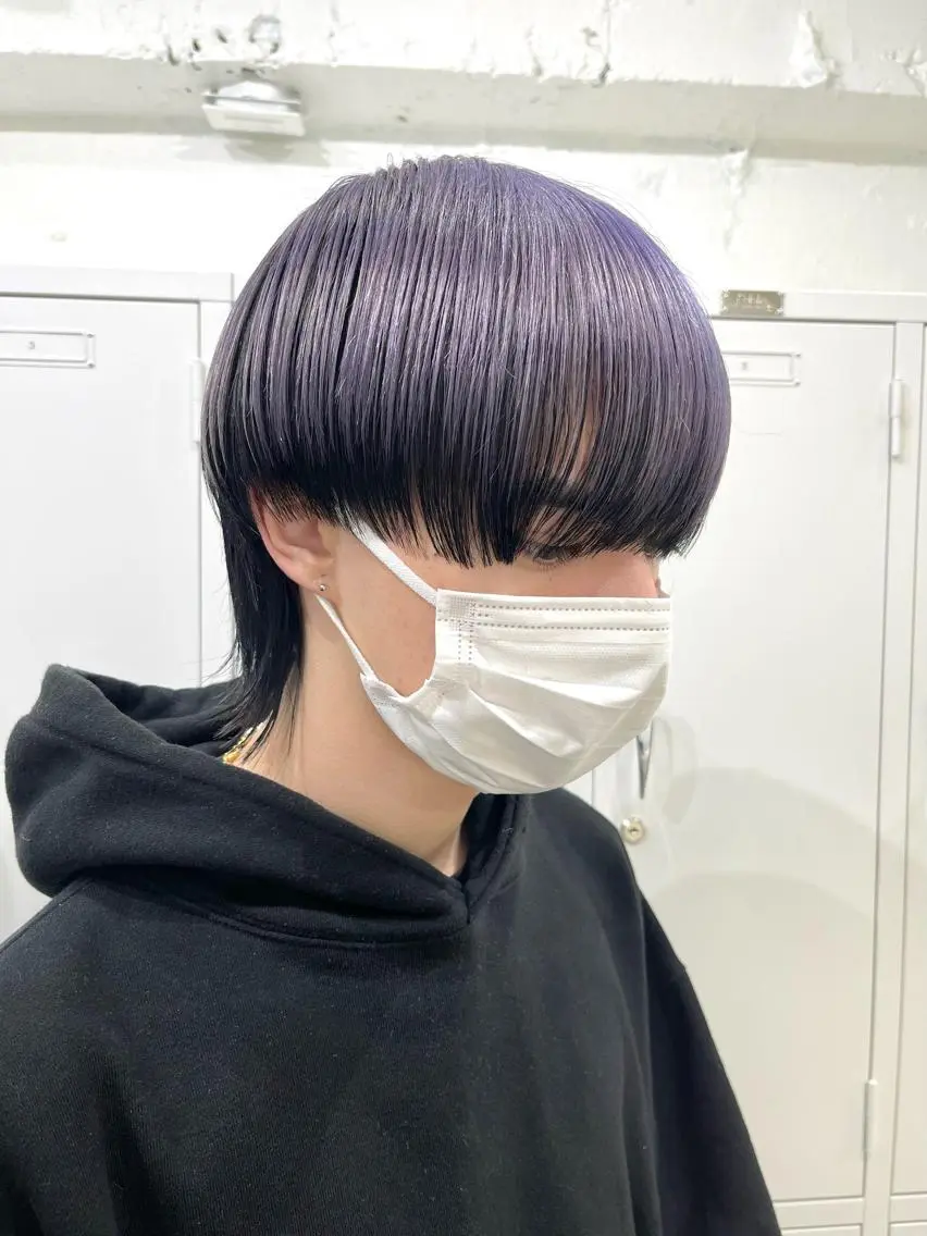 ショート カラー メンズ ハッシュカット/ハイ トーン/HIROKIのヘアスタイル