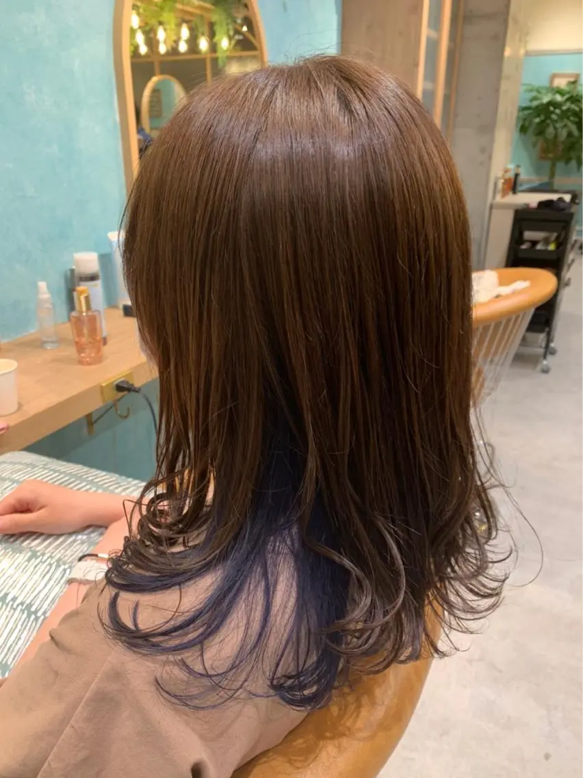 ミディアム カラー 🌈ブリーチ特化🌈 MINATOのヘアスタイル