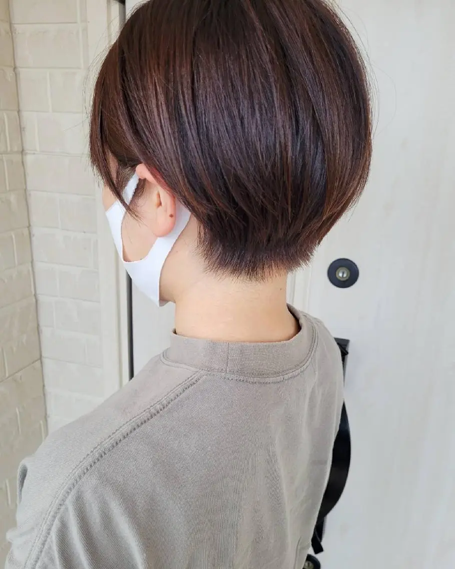 ショート 清水 沙織のヘアスタイル