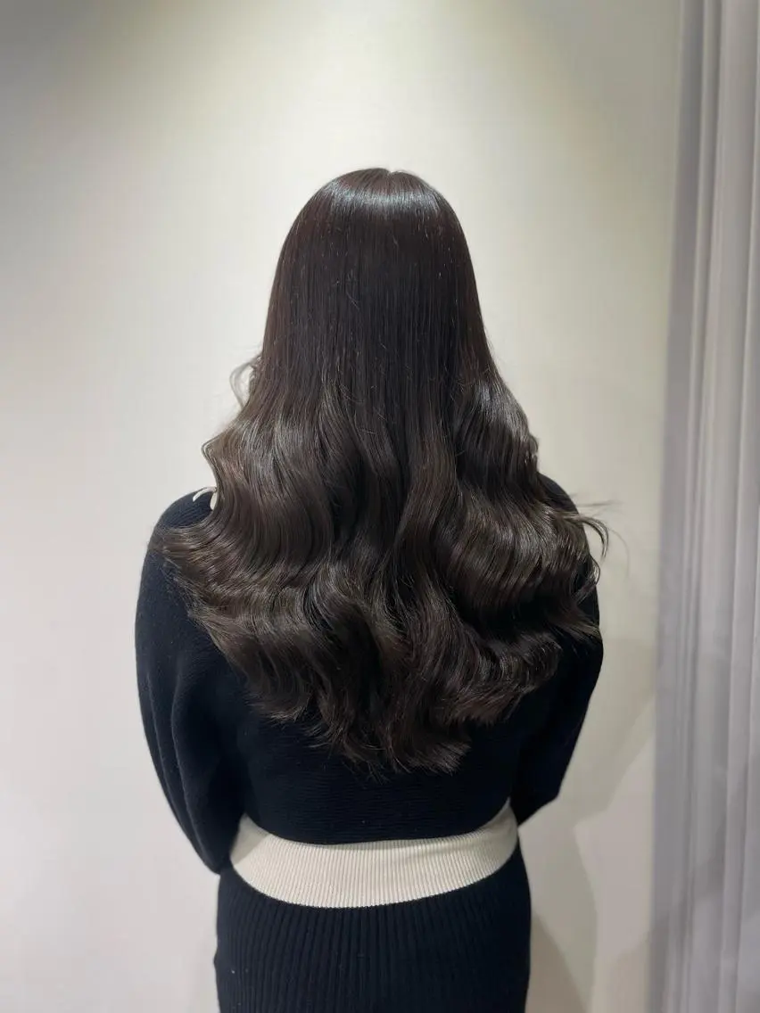 ロング カラー 透明感カラー 韓国風ヘア 🦋美髪/エクステ 🦋アベイクミのヘアスタイル