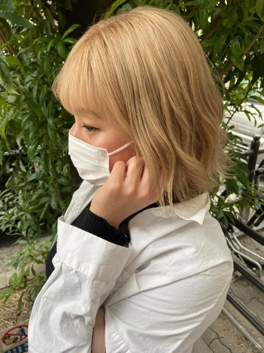 ミディアム ヘアカラー トリートメント トップスタイリスト/ アユミのヘアスタイル