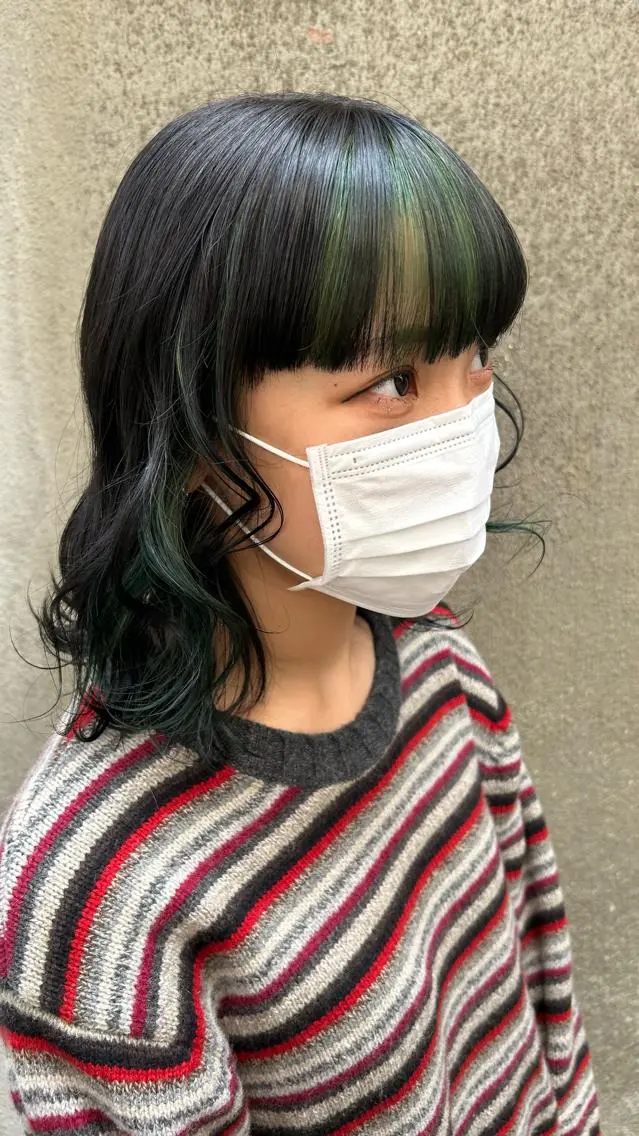ミディアム カラー NATSUKI😸 ✂︎南森町美容室のヘアスタイル