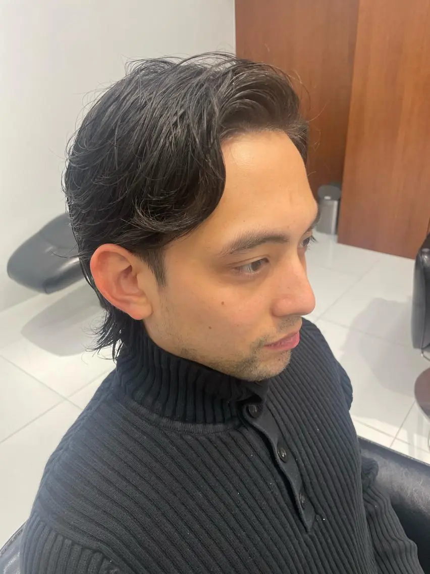 メンズ 刈り上げ 白髪染め 解決‼️のヘアスタイル