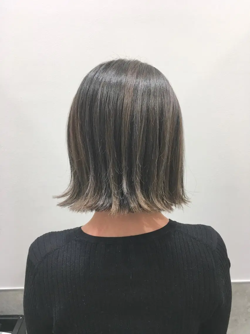 ショート カラー ヘアカラー トリートメント ヘアセット yoshi ☆のヘアスタイル