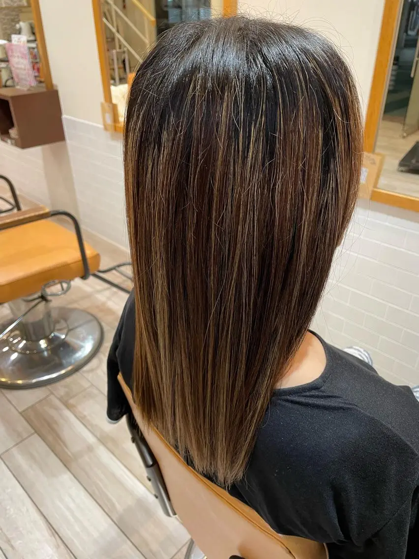 ロング おもだか がく /横須賀中央のヘアスタイル