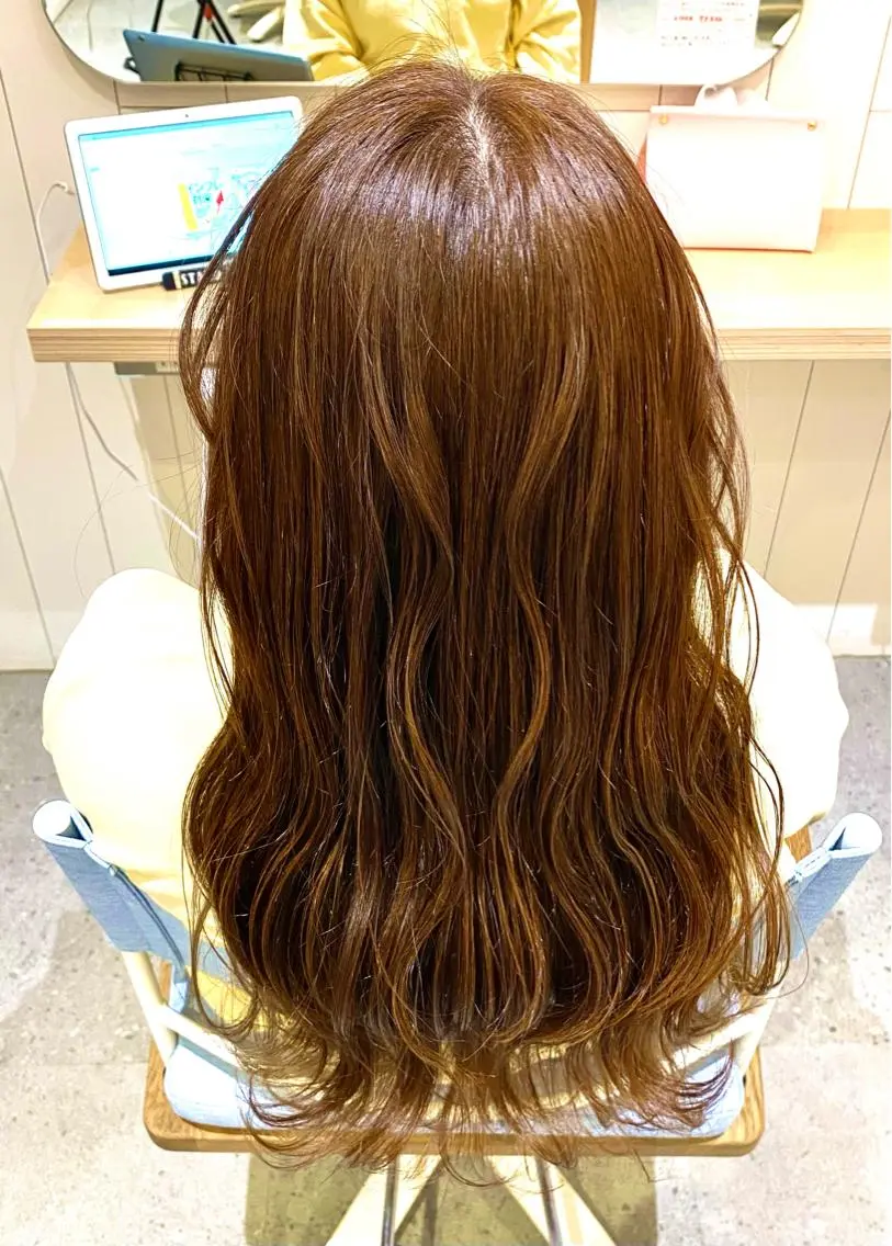 ロング カラー カット ヘアカラー トリートメント メンズパーマ・ カット モリヤ🌺のヘアスタイル