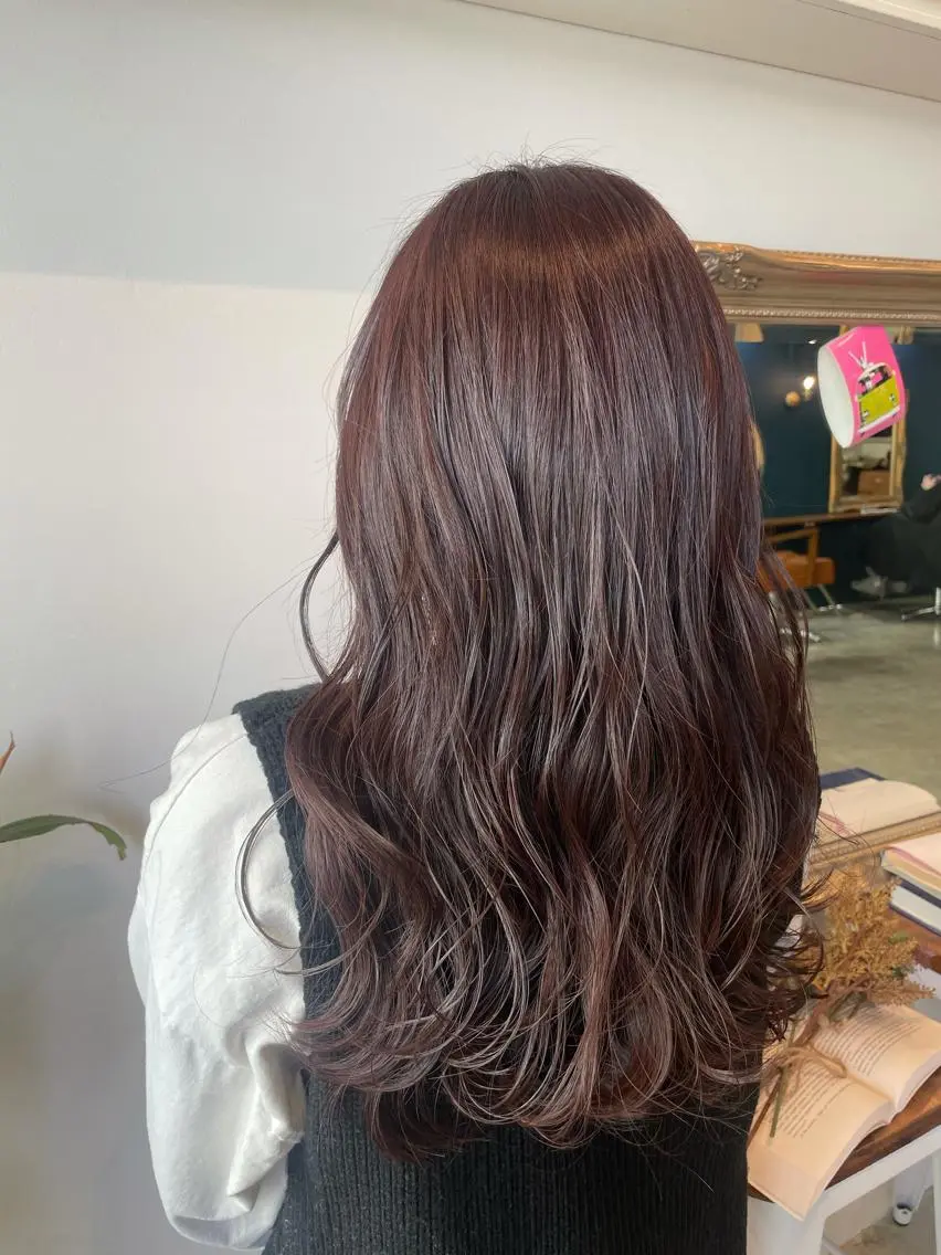 ロング カラー バイオレットカラー 💐パーソナルカラー /市橋加菜💐のヘアスタイル