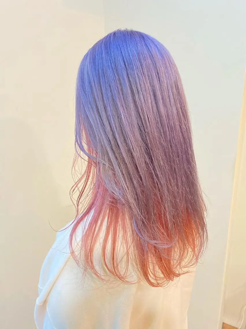 ロング カラー パーマ ヘアアレンジ メンズ キッズ ネイル マツエク・マツパ メンズブリーチ メンズハイトーン メンズインナーカラー ブリーチ デザインカラー ヘアカラー 🌈デザインヘア職人 Kaede🌈のヘアスタイル