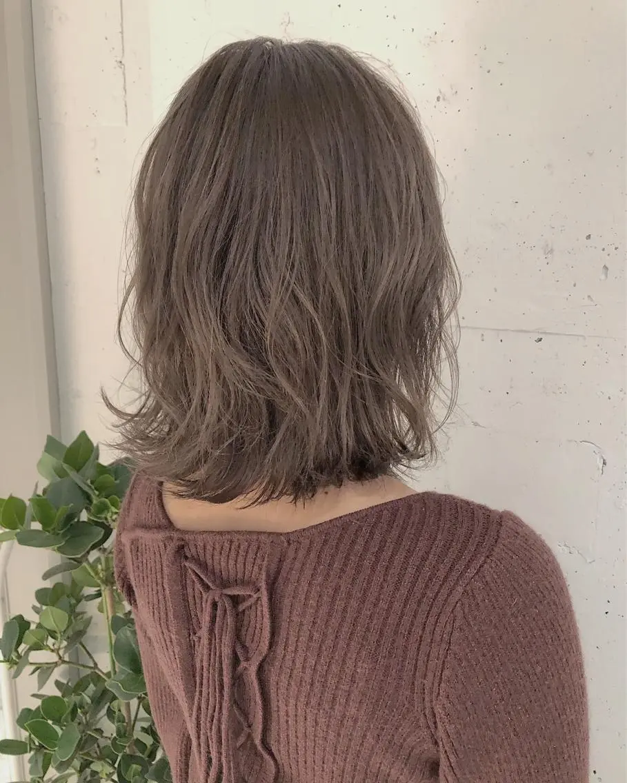 ミディアム カラー ヘアカラー トリートメント 🪞透け感&韓国ヘア 🪞honokaのヘアスタイル