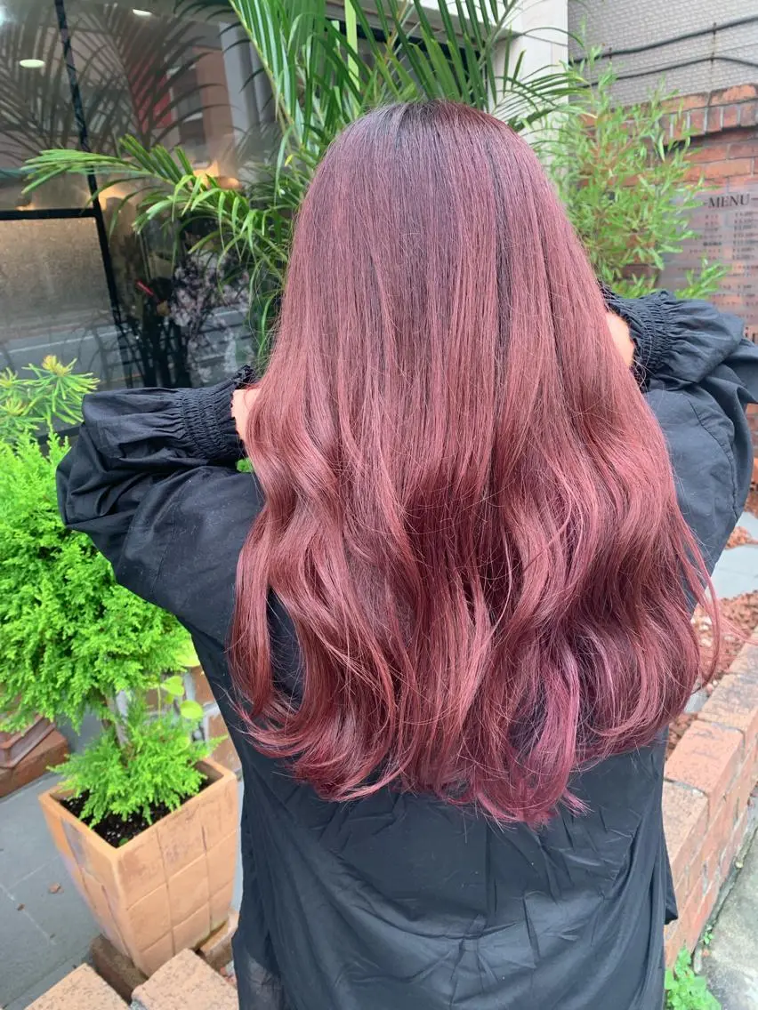 ロング ヘアカラー トリートメント SHIAN 八王子👼鬼塚さやかのヘアスタイル
