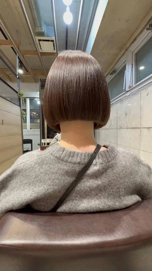 ショート カラー 髪質改善 トリートメント 当日予約OK⭕️ 佐藤太一のヘアスタイル