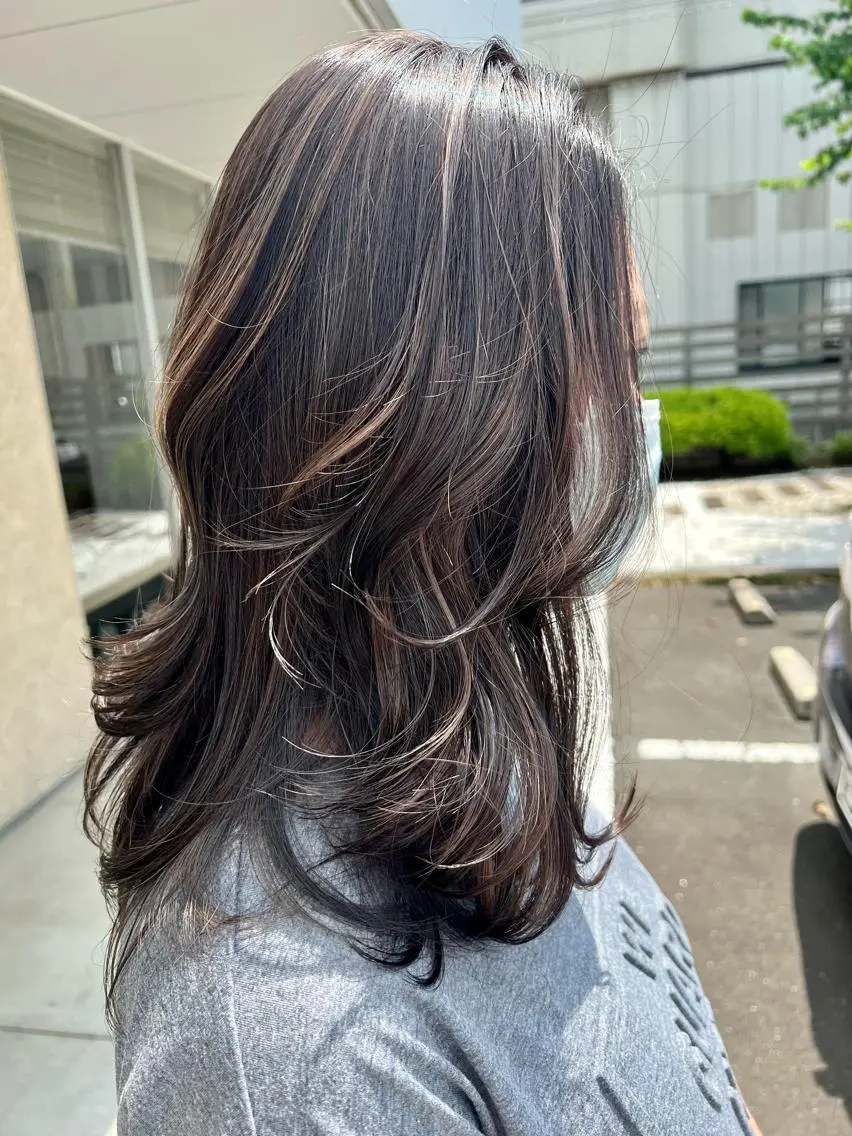 カラー ヘアカラー トリートメント 早川 真幸のヘアスタイル