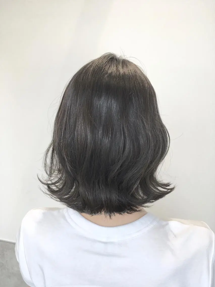 ショート カラー ブルーカラー ブルージュ yoshi ☆のヘアスタイル