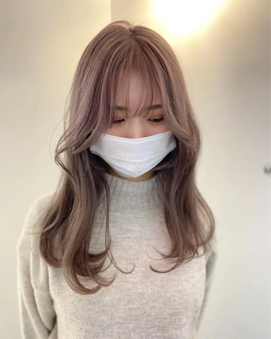 ロング ୨୧柔らかいカラー nozomi ୨୧のヘアスタイル
