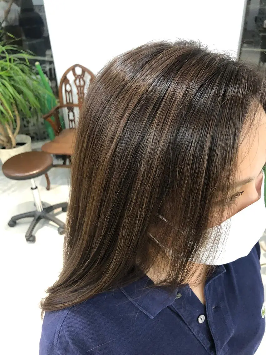 ロング カラー ベージュカラー ハイライトカラー ハイライト カイリ /レイヤーカットのヘアスタイル