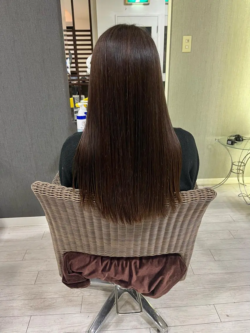 ロング トリートメント ママ美容師 ＊ヒマワリのヘアスタイル