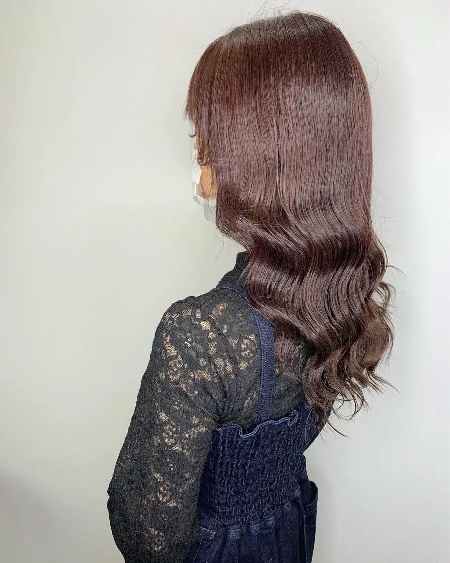 ロング カラー ブリーチ ダブルカラー ブリーチなしカラー 艶髪クリエイター🪽 秋田 聖也のヘアスタイル