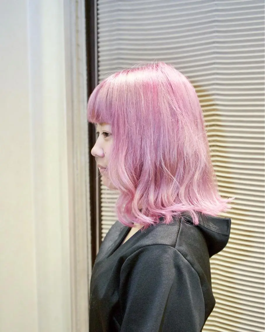 ミディアム ヘアカラー 瀬川 将寛のヘアスタイル