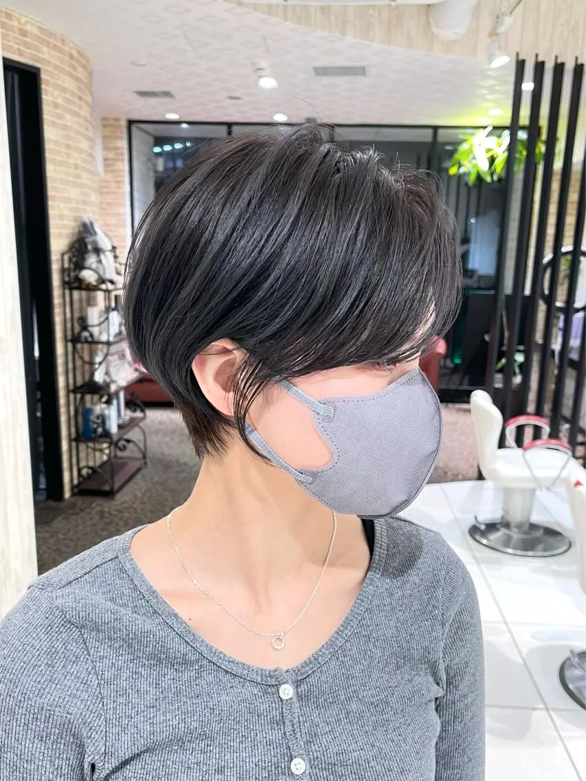 ショート ショートボブ ハンサムショート 丸みショート ボブ ショートヘア 荻窪/ショートヘア✨ ショートボブ長松大哉のヘアスタイル