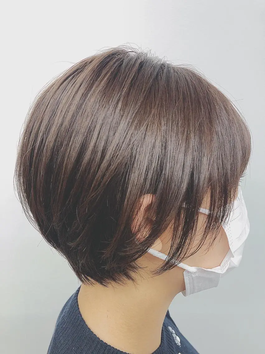 ショート カラー ショートボブ アッシュ ボブ ショートヘア 代表 YUKI ☆のヘアスタイル