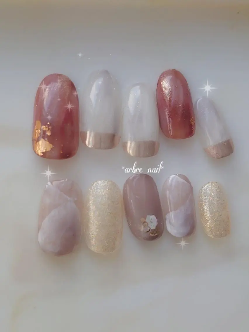 ネイル ✯.。 arbre nail 。✯.のネイルデザイン