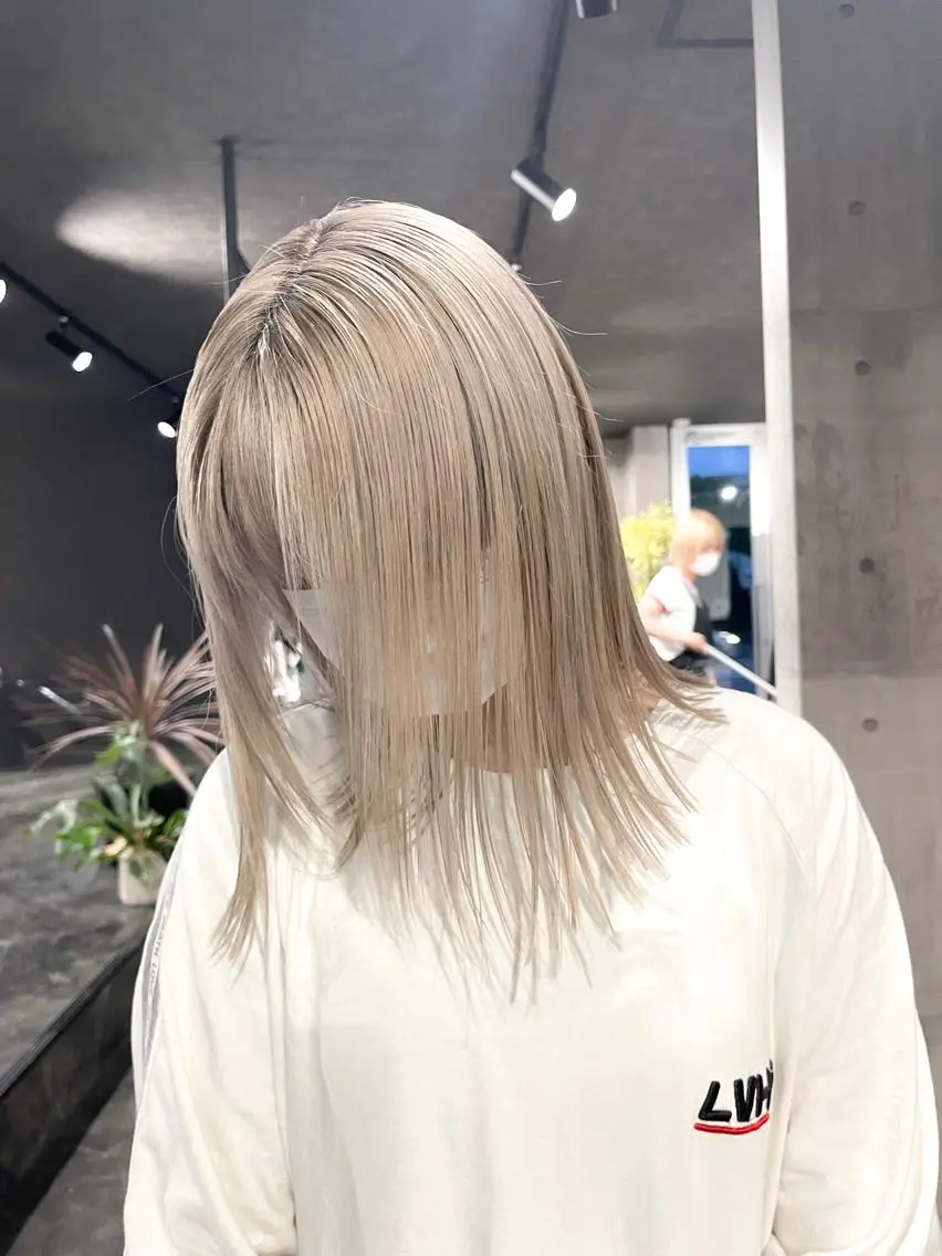 カラー ベージュカラー 清水 亮太/赤み消しカラーのヘアスタイル