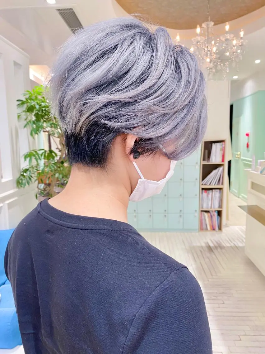ショート カラー ヘアカラー Re:ta Hair 飯田淳平のヘアスタイル