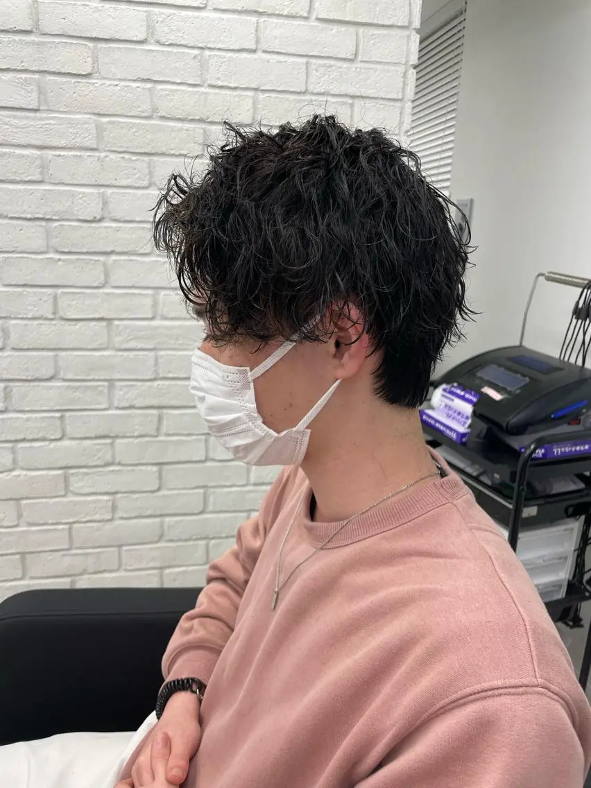 ショート カラー パーマ ヘアアレンジ メンズ 🔥メンズ特化🔥 木村 祐太のヘアスタイル