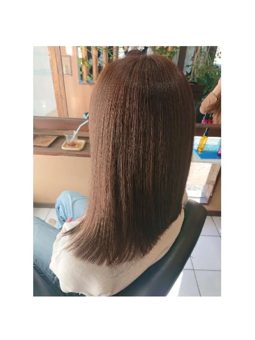 セミロング 青山 早智子のヘアスタイル