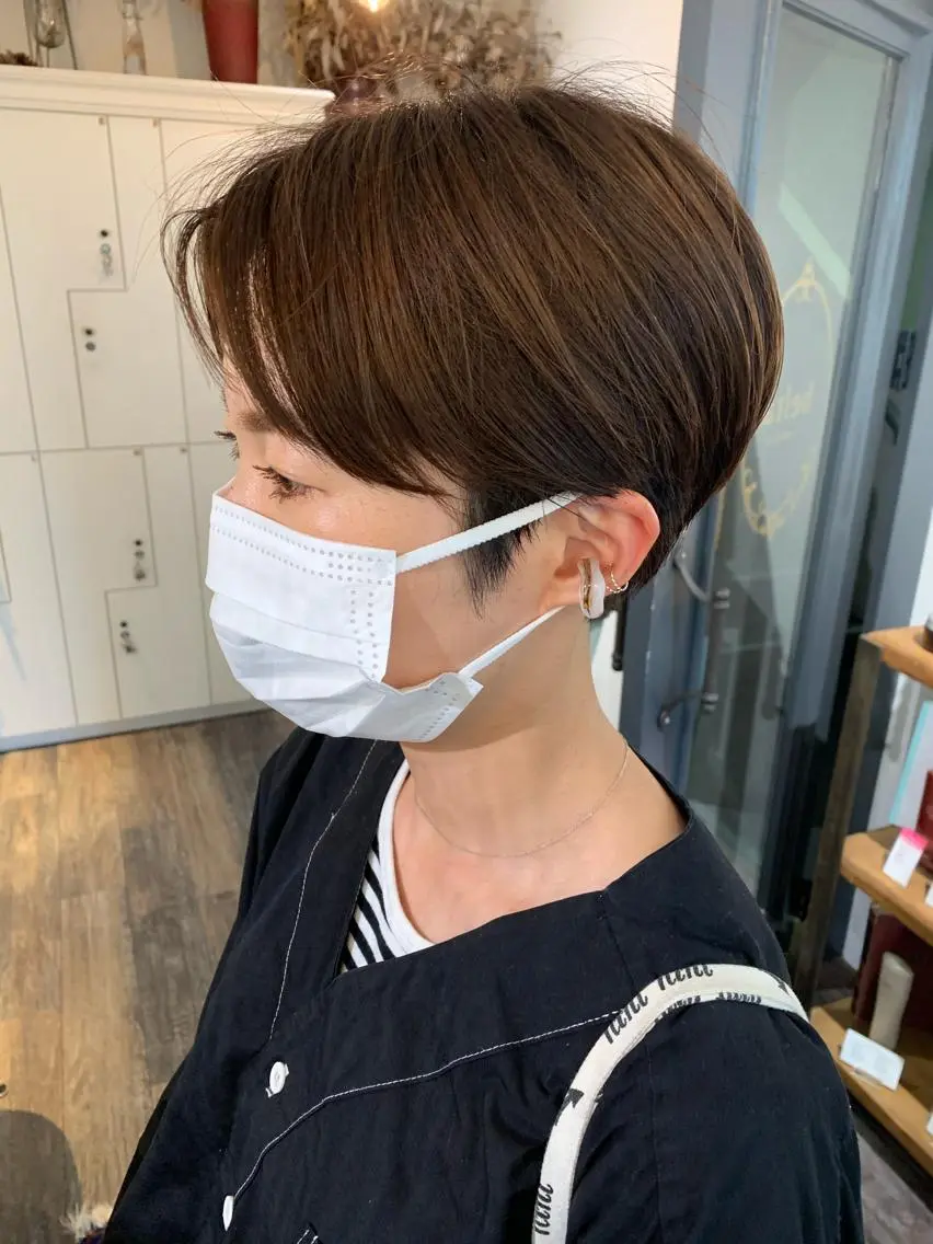 ショート ショートヘア 安村 美奈のヘアスタイル