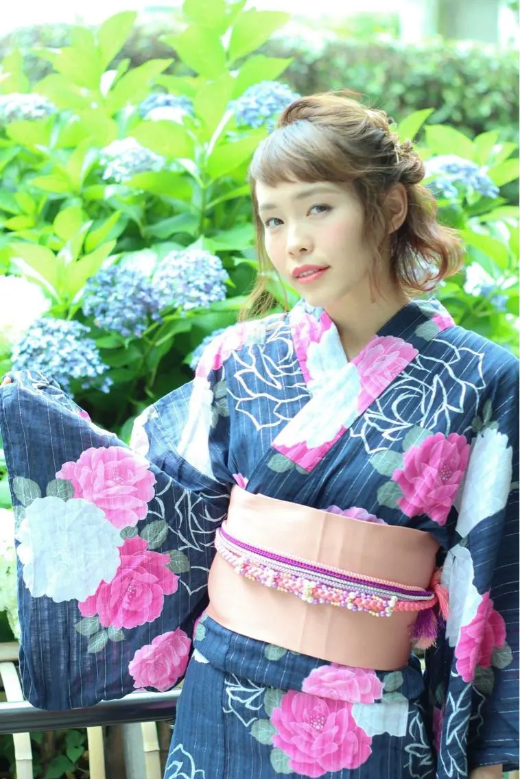 ミディアム カラー パーマ ヘアアレンジ メンズ キッズ ネイル マツエク・マツパ 浴衣 福元友梨 ディレクター✂️のヘアスタイル