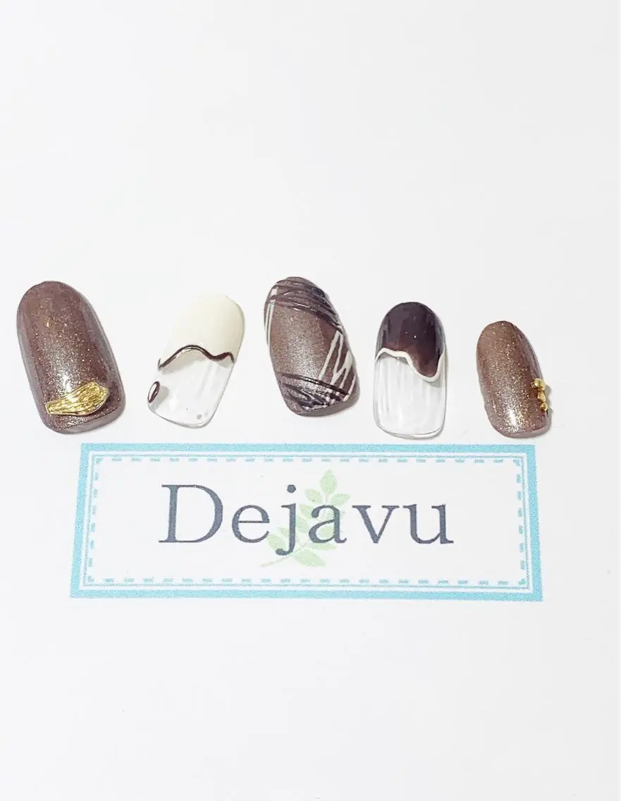 ネイル バレンタイン ハンドネイル Nail salon Dejavu 🌿のネイルデザイン