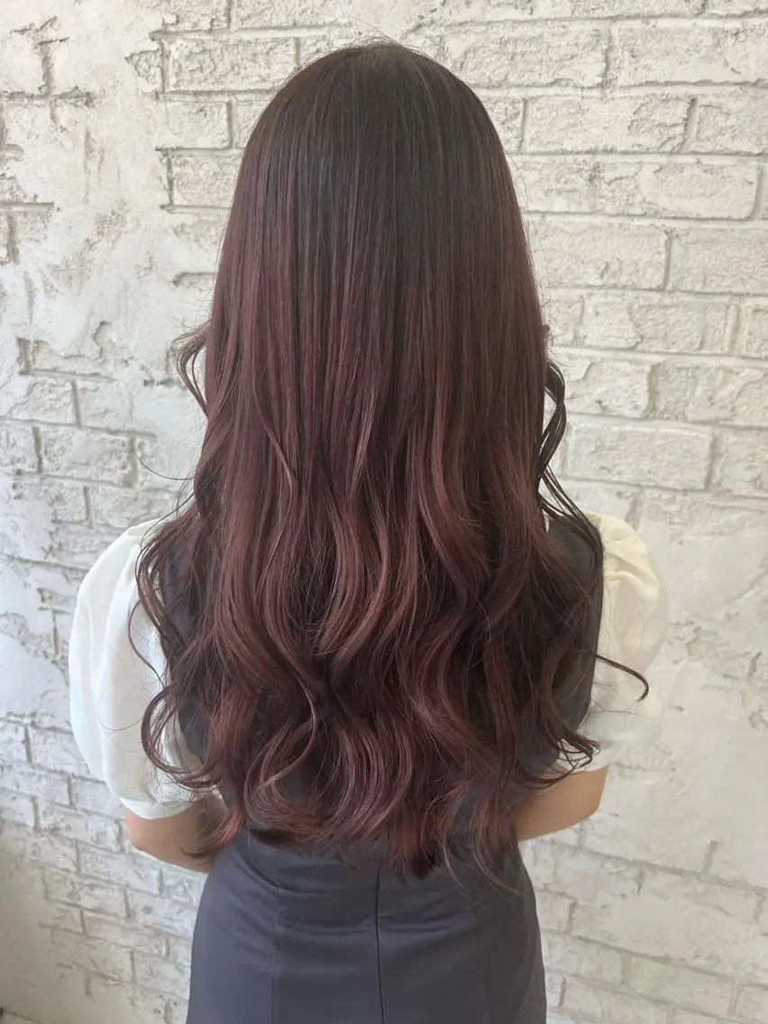 ロング カラー ヘアカラー エクステ＆艶カラー 🎀YURINA🎀のヘアスタイル