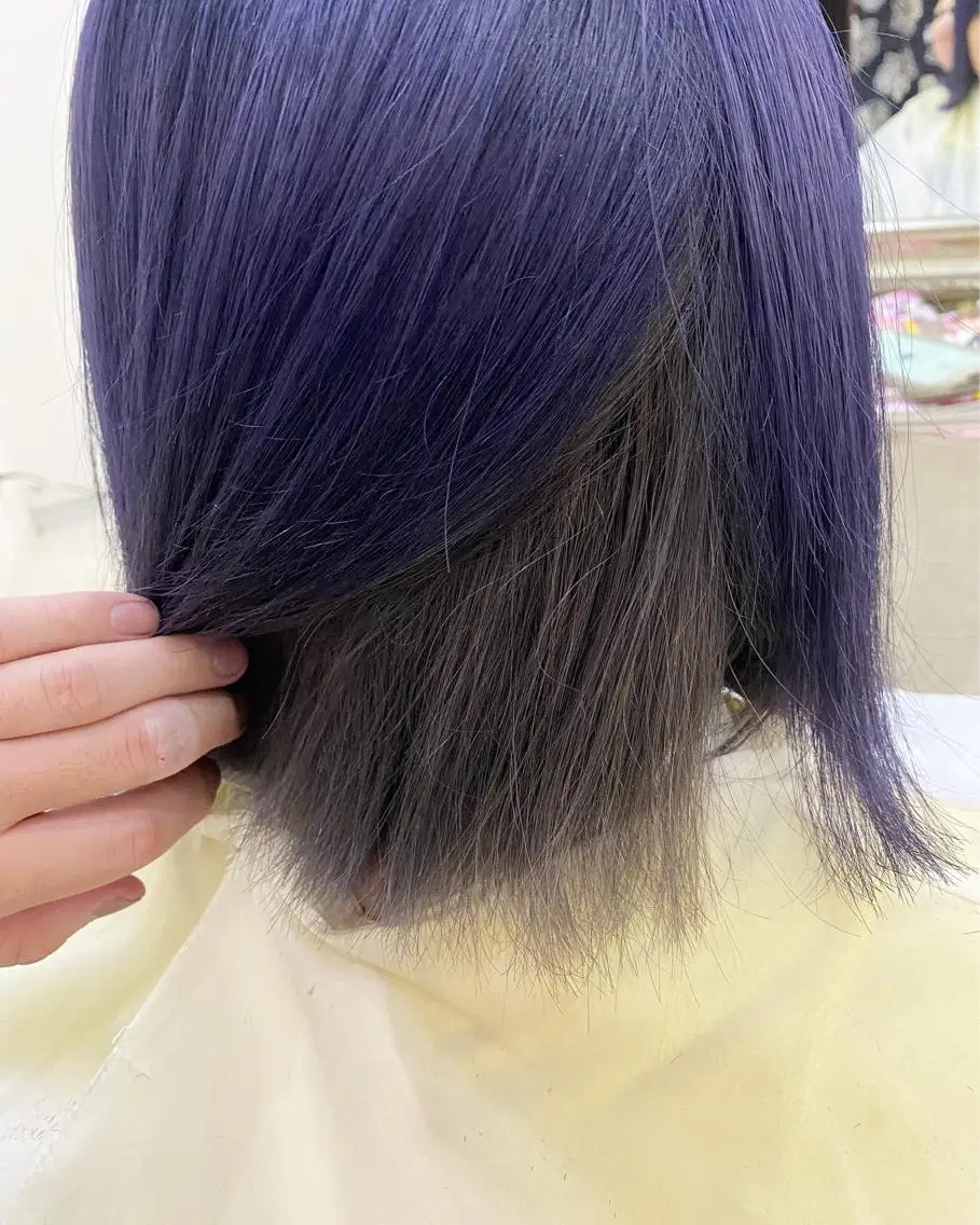 ミディアム カラー インナーカラー シルバー カット ヘアカラー トリートメント 羽澤 亨威【髪質改善】のヘアスタイル