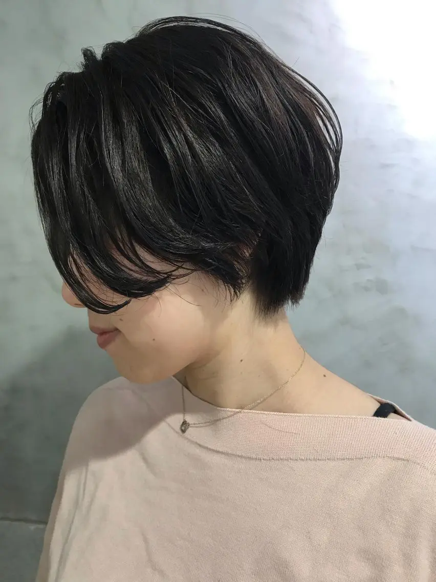 ショート ショートヘア カット ヘアカラー トリートメント ayane⭐️ボブ・ ショート・パーマのヘアスタイル