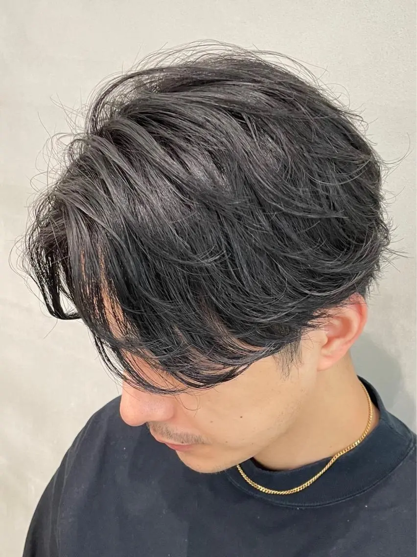 ショート パーマ ヘアアレンジ メンズ fifth 石川 凪のヘアスタイル