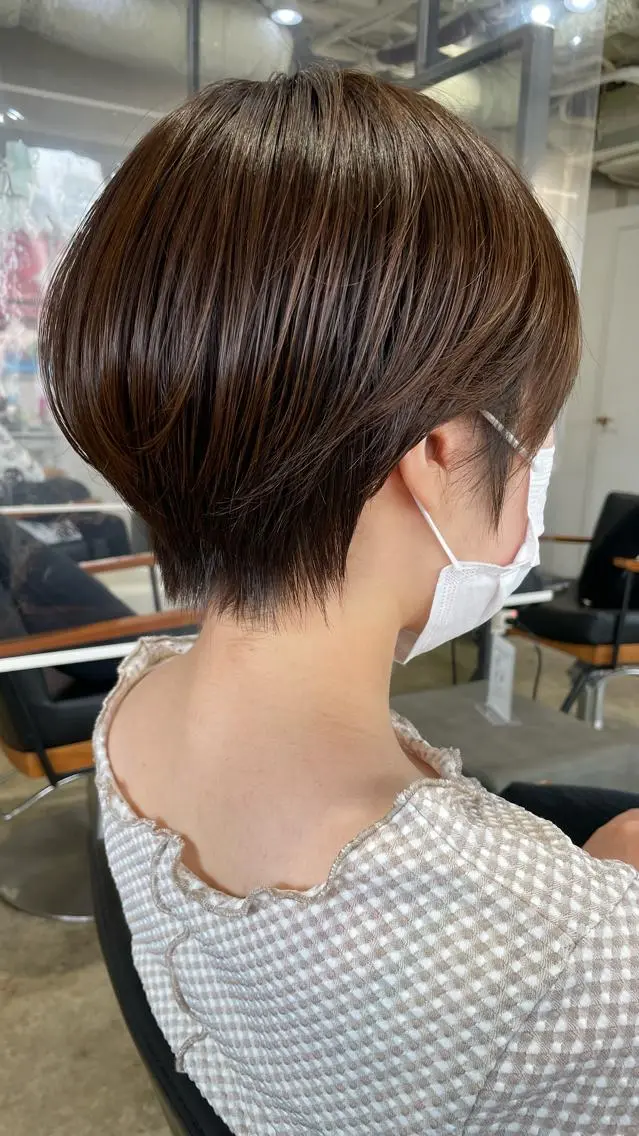 ショート ショートヘア 💫カットはなんでも 得意です✂️のヘアスタイル