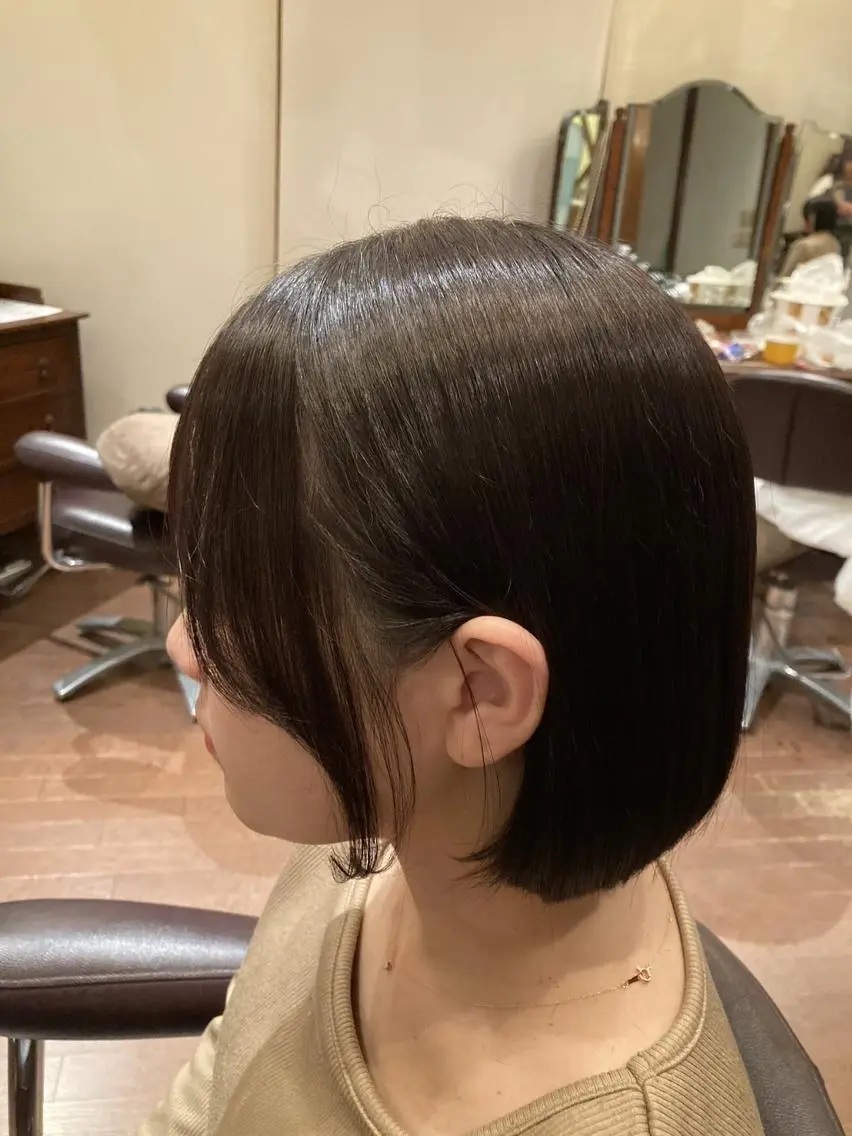 ショート カット ヘアカラー レイヤー 髪質改善 fiti横須賀中央のヘアスタイル