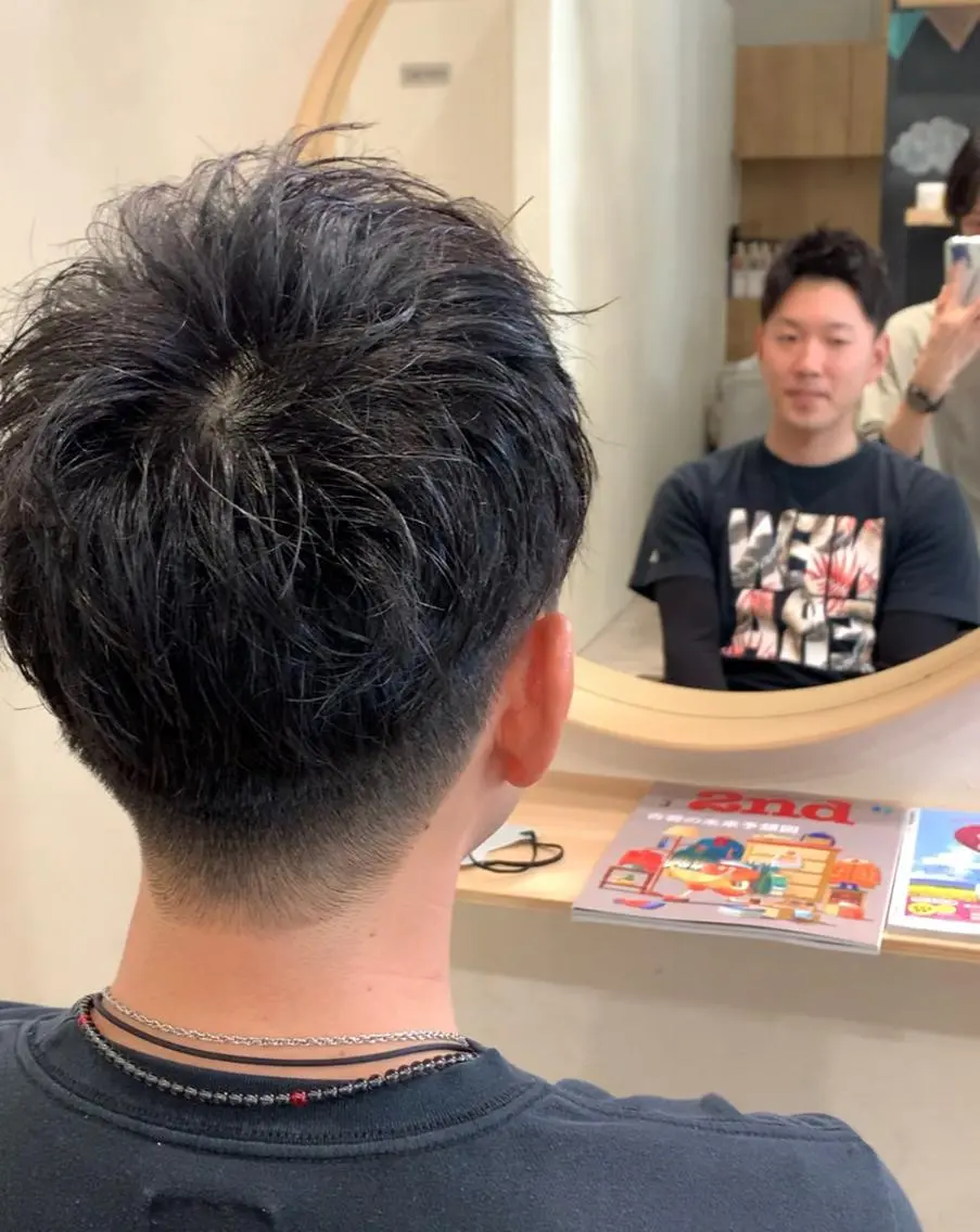 ショート メンズ メンズベリーショート ベリーショート ショートヘア カット メンズ指名多数!! 田島史也のヘアスタイル