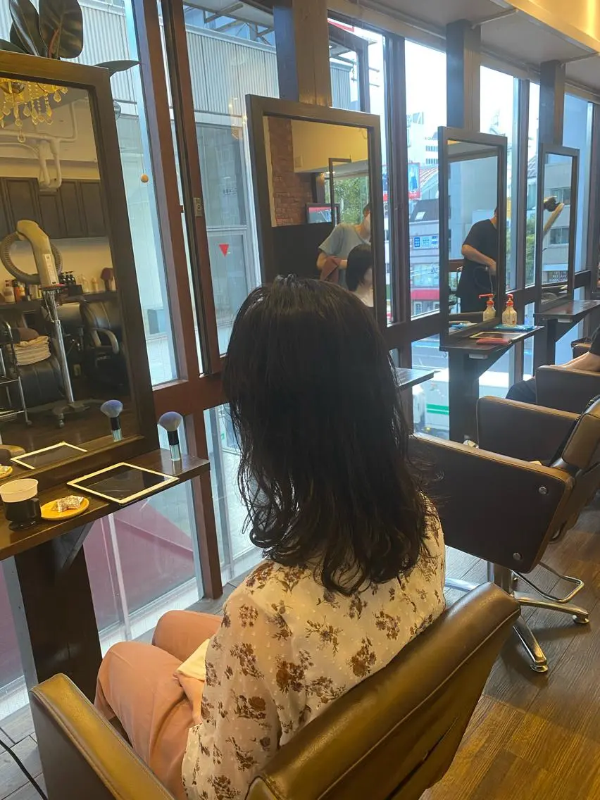 ミディアム カット パーマ トリートメント ヘアセット 【代表】 🌟MASA🌟美髪のヘアスタイル