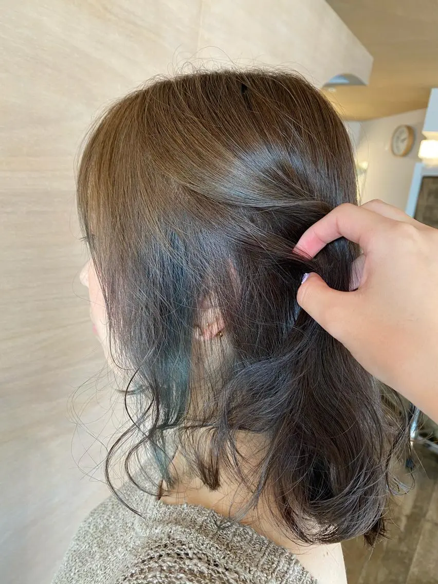 ミディアム ヘアカラー トリートメント 立花 ふたば🌱のヘアスタイル