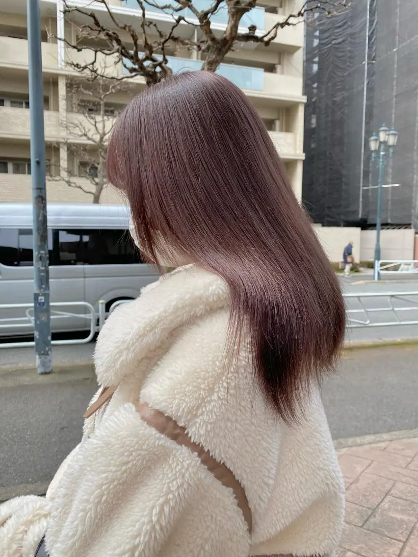 セミロング カラー カット ヘアカラー トリートメント コマツリサ ROCCO eastのヘアスタイル