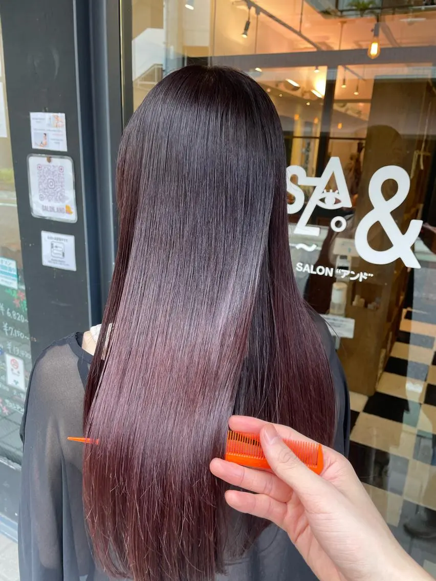 ロング カラー トリートメント ヘアカラー トリートメント 川上拓真 ✂︎学芸大学のヘアスタイル